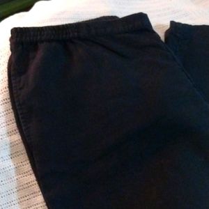J. Jill 100% Linen Pants Pull On Wide Leg